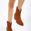 Wild Belle-Western Kovboy Kısa Bot - Şıklık ve Zarafeti Keşfedin - Görsel 6