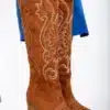 Starlight Embroidery - Çiçek Nakışlı Uzun Kadın Çizme - Görsel 8