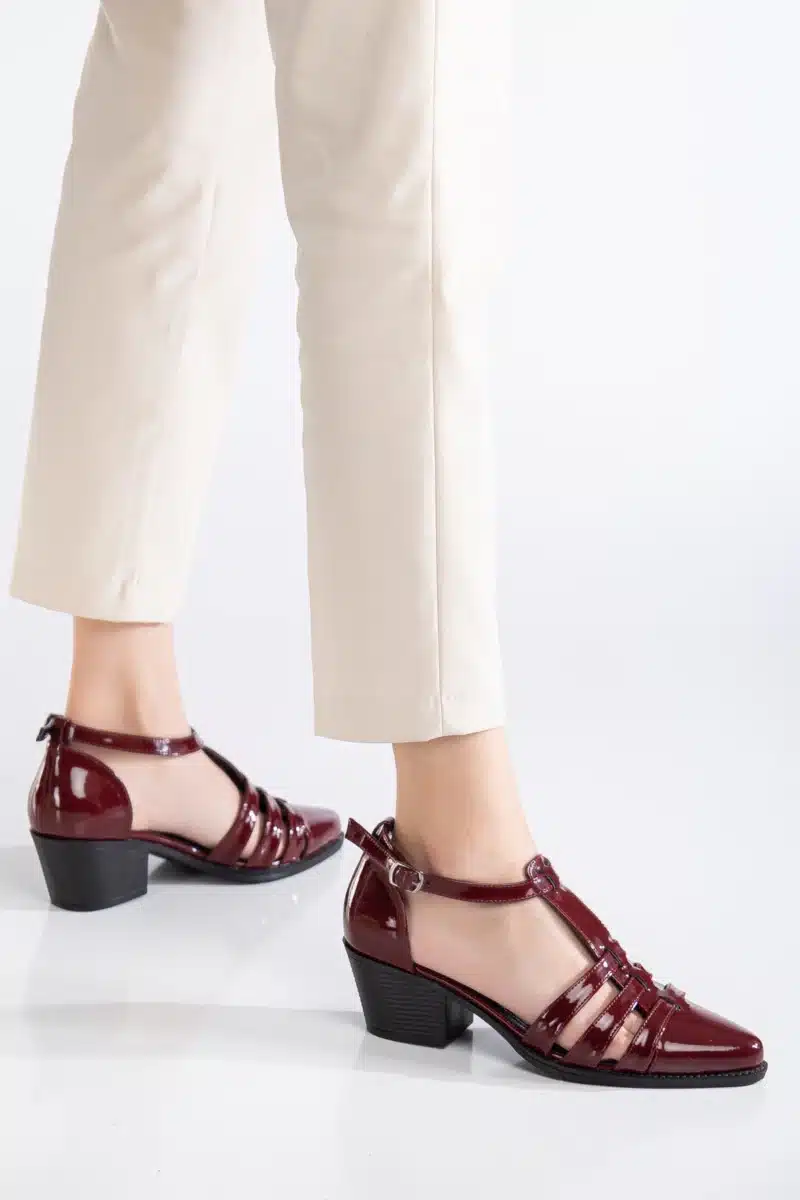 Clara Retro Bantlı Orta Topuk Ayakkabı - Görsel 29
