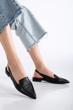 Livia Slingback Düz Sivri Burun Ayakkabı - Görsel 10
