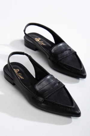 Livia Slingback Düz Sivri Burun Ayakkabı - Görsel 13