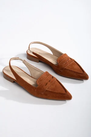 Livia Slingback Düz Sivri Burun Ayakkabı - Görsel 25