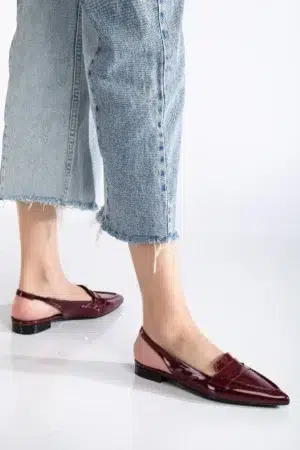 Livia Slingback Düz Sivri Burun Ayakkabı - Görsel 27