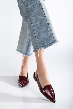 Livia Slingback Düz Sivri Burun Ayakkabı - Görsel 28