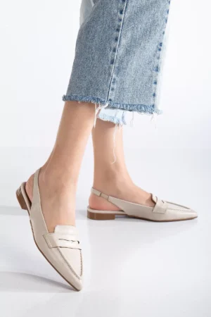 Livia Slingback Düz Sivri Burun Ayakkabı - Görsel 31