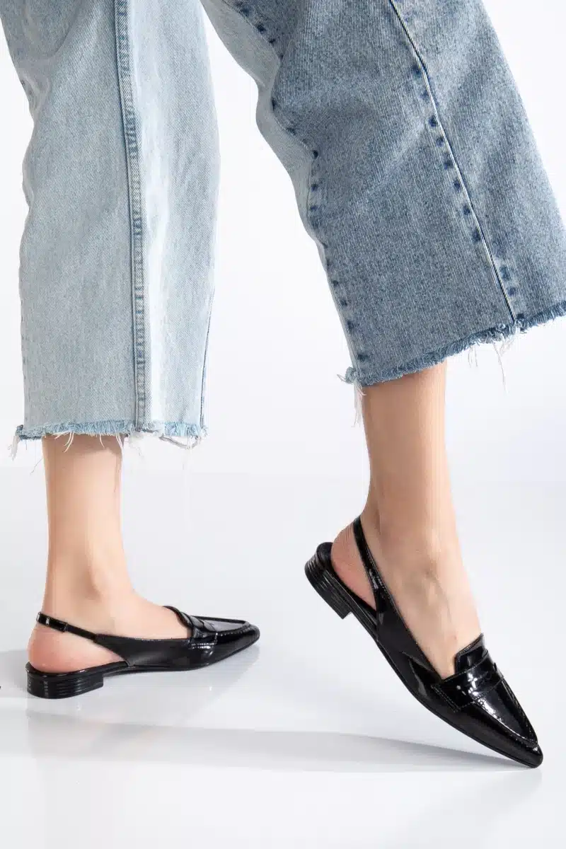 Livia Slingback Düz Sivri Burun Ayakkabı - Görsel 35