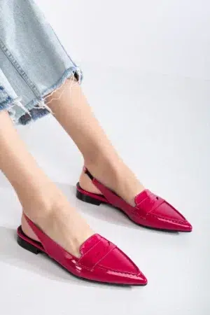 Livia Slingback Düz Sivri Burun Ayakkabı - Görsel 38
