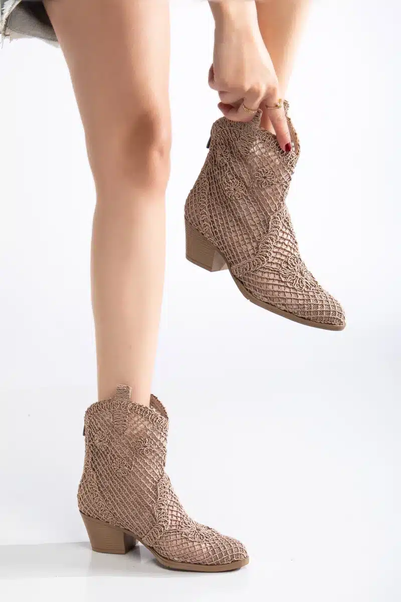 Breezy Lace Dantel Detaylı Yazlık Kovboy Botu (8 Renk Seçeneği) - Görsel 23