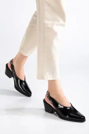 Nora Slingback Orta Topuklu Ayakkabı - Görsel 4