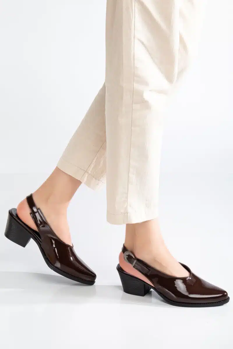 Nora Slingback Orta Topuklu Ayakkabı - Görsel 8