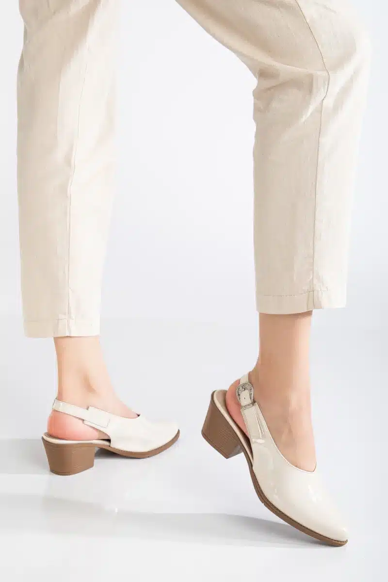 Nora Slingback Orta Topuklu Ayakkabı - Görsel 11