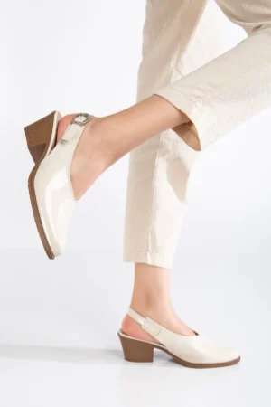 Nora Slingback Orta Topuklu Ayakkabı - Görsel 12